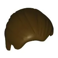Hair Combed Back / Dark Brown