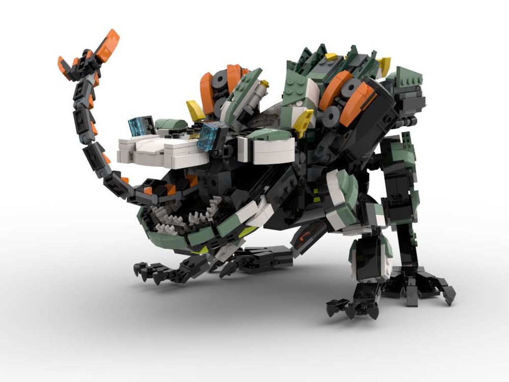 Lego Bilegut and Apex Bilegut from Horizon Forbidden West Burning Shores
