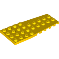 Lego Wedge Plate 4 x 9 with Stud Notches / Yellow
