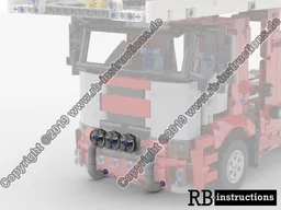 Bull catcher Version 1 for 42098 Car Transpoter and C-Modell Tractor Unit