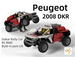 Dakar Rally Car with Built-in Jack Lift