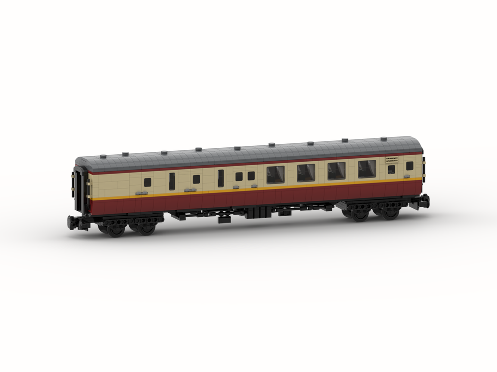 Lego British Railways Mk.1 Baggage Wagon (8w)