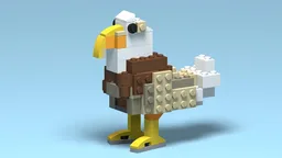 BYGGLEK Bald Eagle
