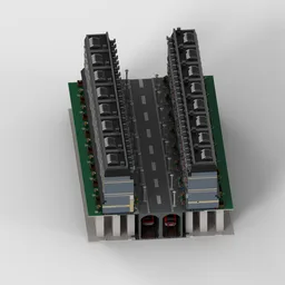 Basement for moduars: with underground line 1