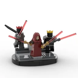 Darth Sidious vs. Maul & Savage Diorama