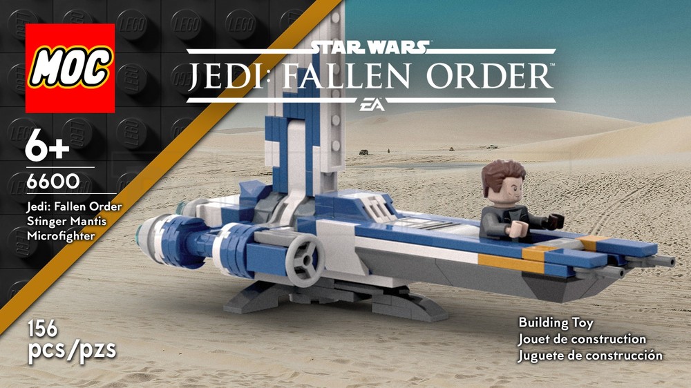 Lego SW Fallen Order — The Stinger Mantis Microfighter
