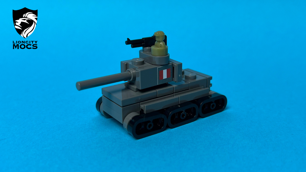 Lego Cromwell Tank Tutorial (1:120)
