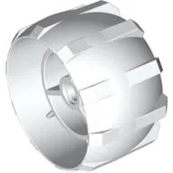 Wheel Hard Plastic Spoked / White