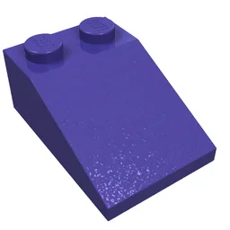 Brick Sloped 33° 3 x 2 / Dark Purple