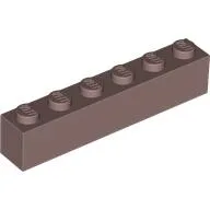 Brick 1 x 6 / Sand Red