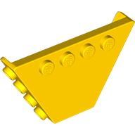 Lego Panel, Trapezoid, Tipper End Flat without Pins / Yellow