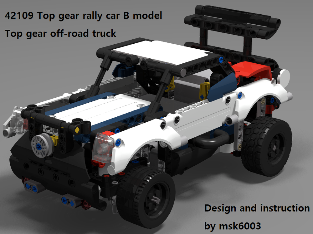 Lego 42109 C model - Top gear off-road truck
