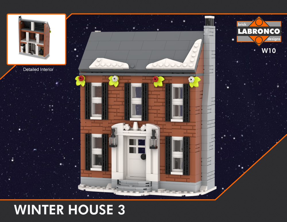 Lego W10 - Winter House 3