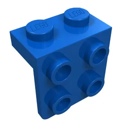 Bracket 1 x 2 - 2 x 2 / Blue