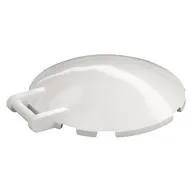 Dish 6 x 6 Inverted - No Studs with Handle / White