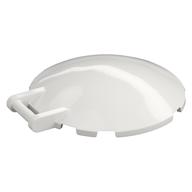 Lego Dish 6 x 6 Inverted - No Studs with Handle / White