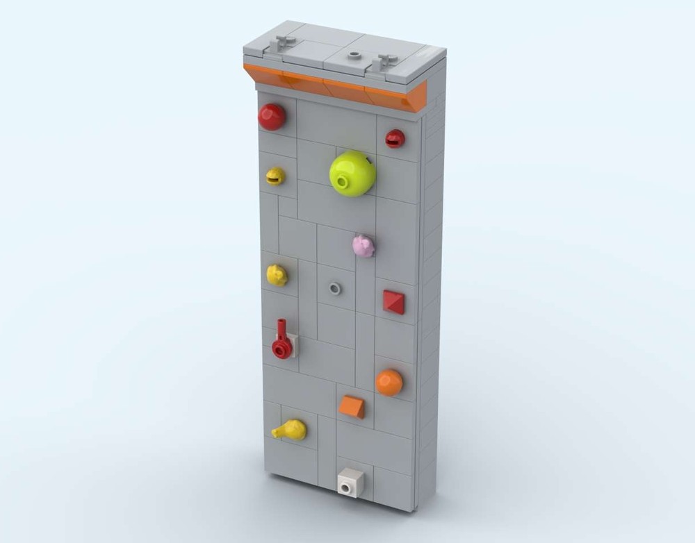 Lego Climbing Wall for Bouldering