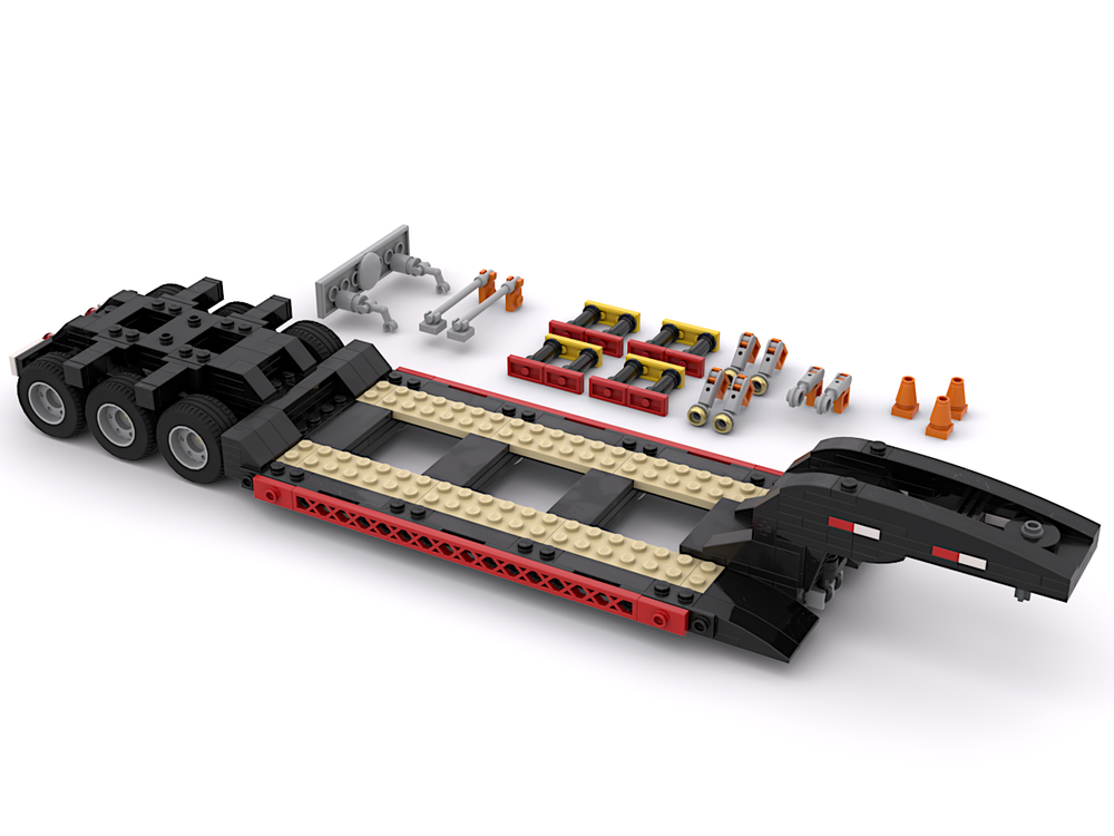 Lego Lowboy Trailer V4