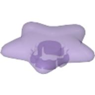 Lego Clikits Icon, Star 2 x 2 Small with Pin [Polished] / Trans-Medium Purple