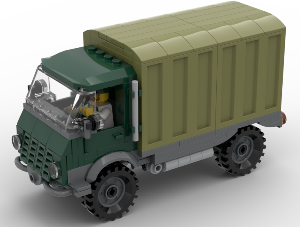 Lego Old Troop Truck - Renault Goelette 2087