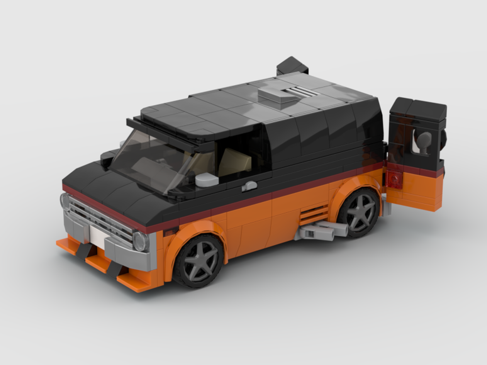 Lego 1973 Dodge B100 Boogie Van