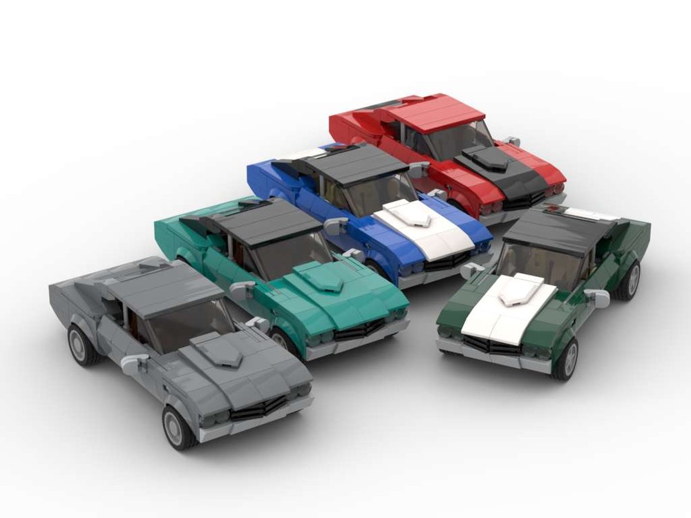 Lego Bowtie Chevelle - Set of Five Colors