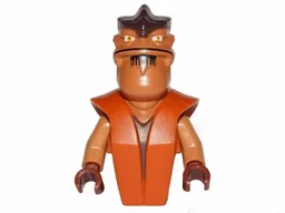 Torso/Head Alien, SW Pong Krell Pattern / Medium Nougat Arms / Reddish Brown Hands