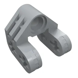 Technic Axle and Pin Connector Perpendicular Split / Light Bluish Gray