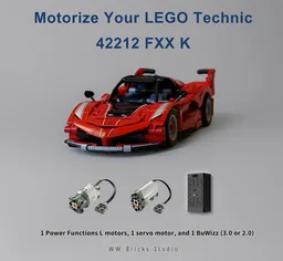 [RC] LEGO Technic 42212 FXXK with 1 PF L and 1 Servo motor