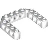 Technic Brick 5 x 6 Right Angle Double / White