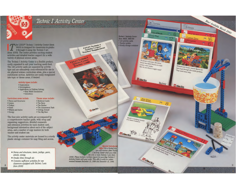 Lego TECHNIC I Activity Centre Cards