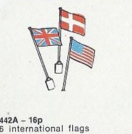 Lego 6 International Flags (The Building Toy)