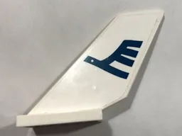 Tail Shuttle with Dark Blue Airline Bird Pattern on Both Sides (Stickers) - Set 7696