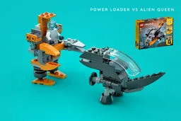 Alien queen vs power loader