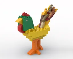 Brick built Rooster (simple)