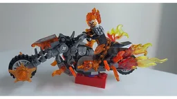 More Flames Hellcycle (Ghost Rider's Motorcycle)