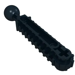 Technic Gear Rack Double with Ball Joint / Black