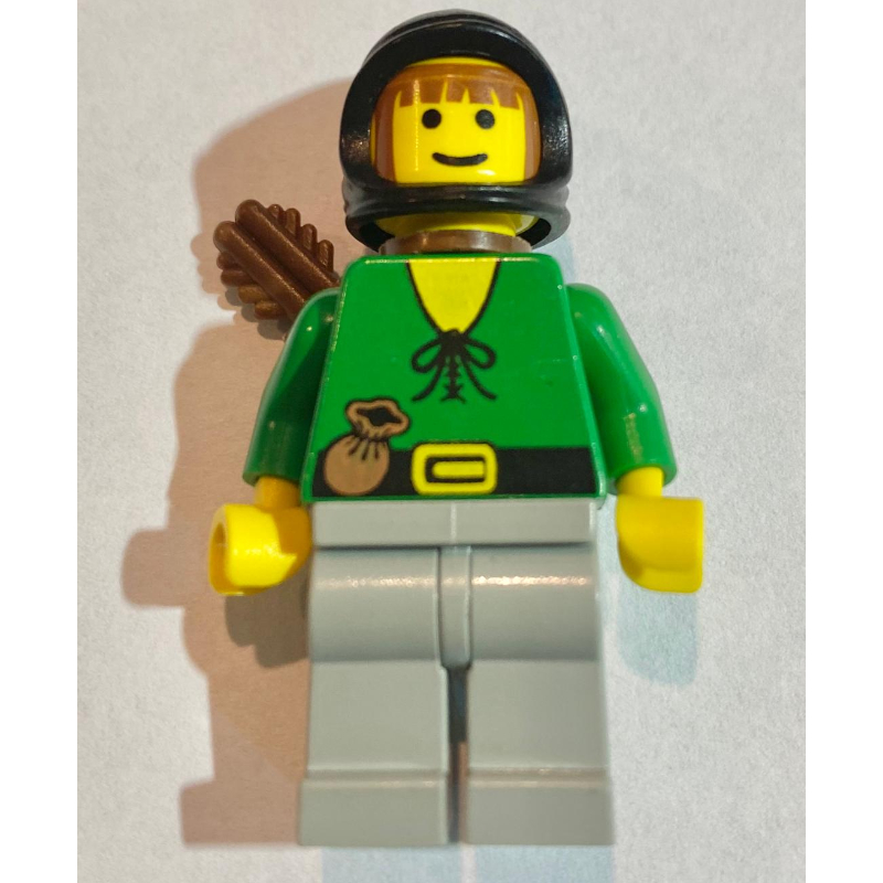 Lego Forestman Archer (Dark Forest) - Black Hood