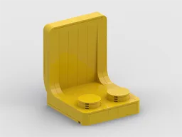 Upscaled minifigure seat