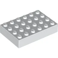 Brick 4 x 6 / White