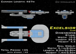 Excelsior Class (with Refit Mods)
