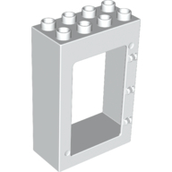 Lego Duplo Door Frame 2 x 4 x 5 / White