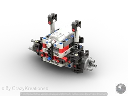 Technic 15 stud wide axle