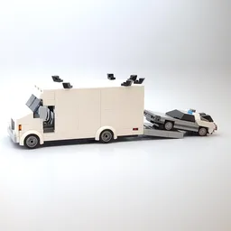 Back To The Future Time Machine and Transporter