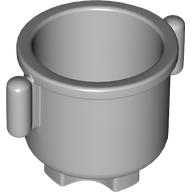 Lego Duplo Kettle with Closed Handles 2 x 2 x 1.5 / Light Bluish Gray