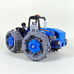 Tractor with Plow - LEGO Technic 42071 Alternate Build.