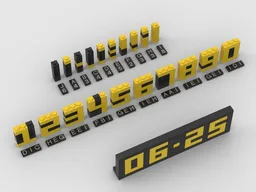 Stick Number Calendar