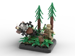 Forested Moon Of Endor MiniDiorama