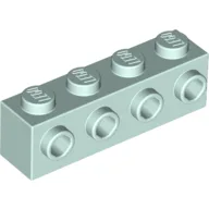 Brick Special 1 x 4 with 4 Studs on One Side / Light Aqua