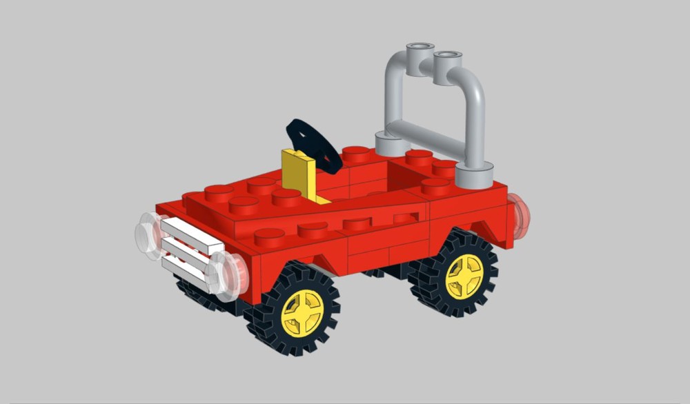 Lego Civilian version of 5532-1 Fire Car